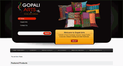 Desktop Screenshot of gopaliarts.com